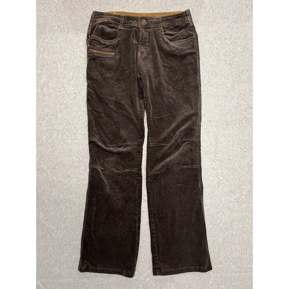 Kuhl Pants Girl's Size 6 Medium‎ Brown Corduroy Pants Outdoor Hiking Jeans